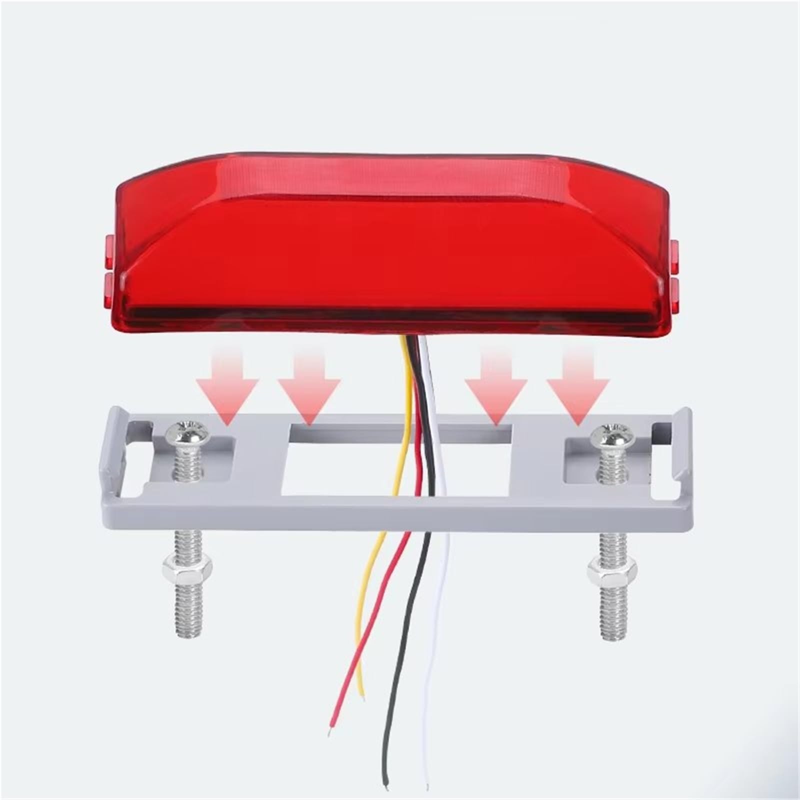 Indicatori di Direzione Luci Ingombro Posteriori 4 Pollici Indicatore Luminoso Camion Barra Luminosa Rimorchio BUS Van Per Caravan DC 12V-24V Auto Strobe Indicatore Laterale(4pcs Yellow Light)