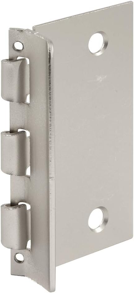 Prime-Line U 10319 Flip Action Door Lock – Reversible Satin Nickel Privacy Lock with Anti-Lock Out Screw for Child Safe Mode, 2-3/4” (Single Pack)
