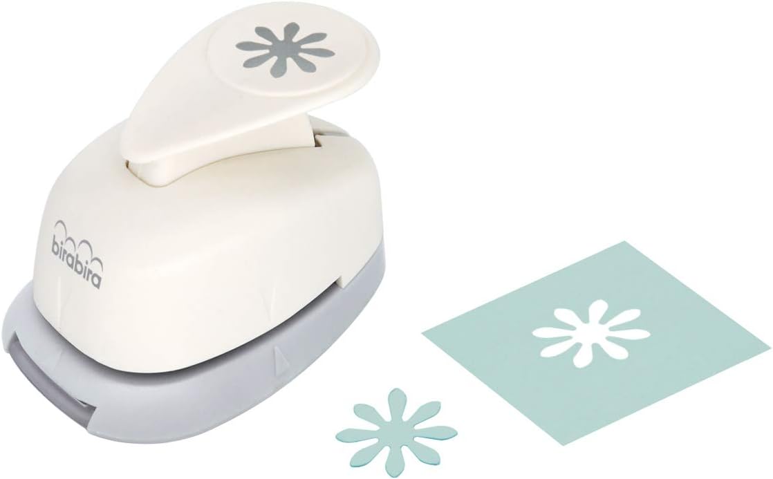 Bira Craft 5/8 inch Daisy Shape Lever Action Craft Punch for Paper Crafting Scrapbooking