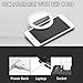 BMK Selfie Ring Light Clip Rechargeable 38 LED Bulbs Adjustable Selfie Lighting Portable for iPhone, Tablet, iPad, Laptop, Camera (White)