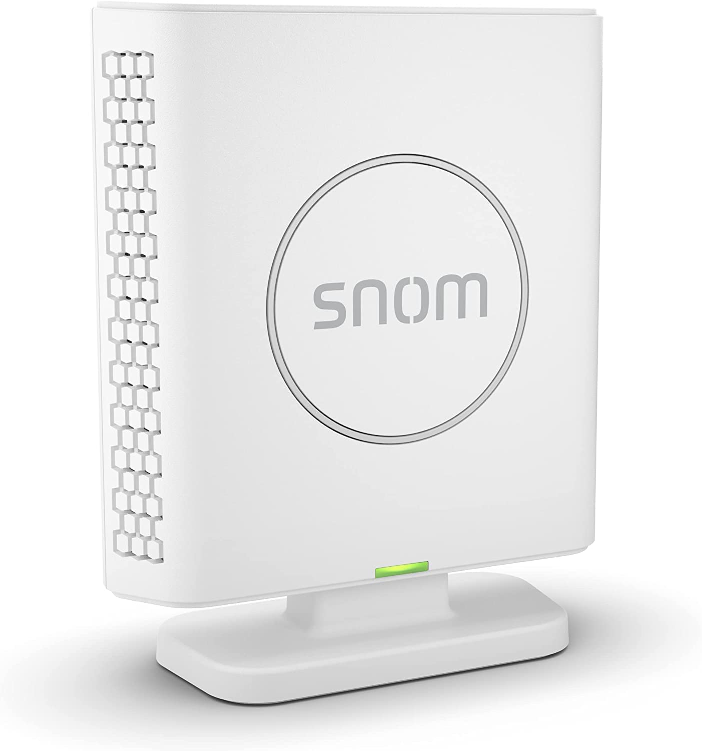 Snom M400 SC IP DECT Singlecell-Basisstation, bis zu 20 Mobilteile, bis zu 10 Paralell-Anrufe und 20 SIP-Konten, Breitband-Audio, PoE, 3 Jahre Herstellergarantie, Weiß; 00004587