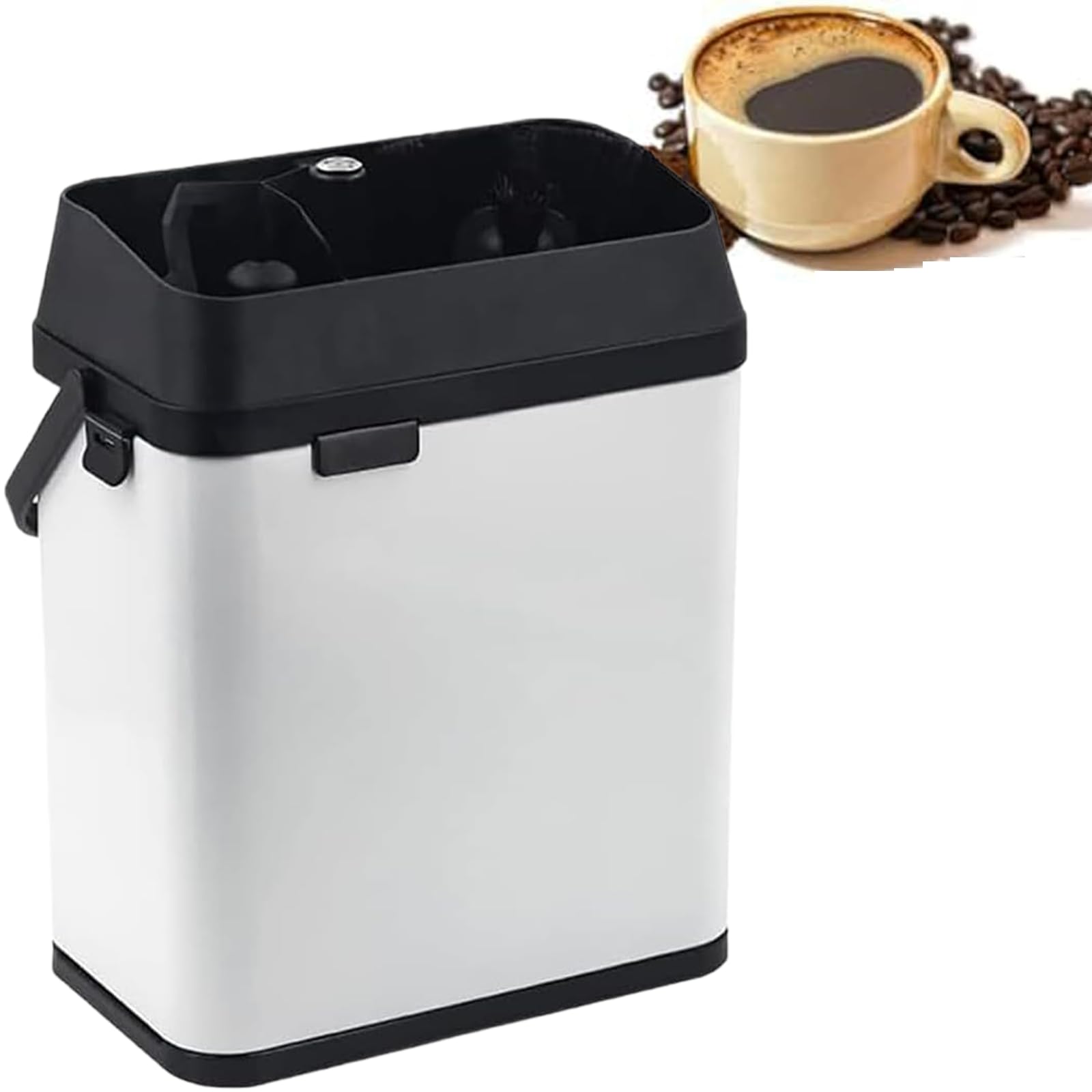 MáQuina De Limpieza De Portafilter De Café De 150w, con 2 Raspadores Y 1 Cepillo, 3 MéTodos De InstalacióN, para El Hogar, CafeteríA White
