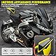 Lorababer Motorrad Hinten Soziusabdeckung Beifahrersitz Verkleidung Heckabdeckung Rücksitzbezug für RS660 Tuono 660 2020-2024 RS V4 2021-2024 Sozius Solo Verkleidung, Schwarz