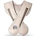 Produktbild Aegilmc Shiatsu Neck und Schulter Massager mit Heat,3D Kneading Kissen, Linieve Muskelschmerzen, Hals, Schulter, Rücken, Überheizschutz, U Form,upgradebeigeversion