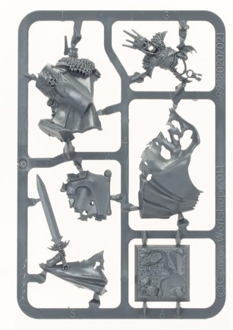 Age of Sigmar: Soulblight Gravelords Wight King, White, Grey, 9 cm - Image 3