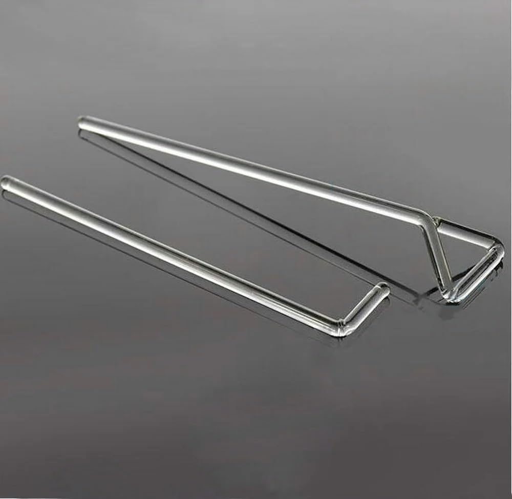 Juego de 10 separadores de células triangulares/en forma de L for placa de Petri - Herramientas de laboratorio de vidrio de borosilicato de alta calidad(B-type)