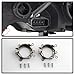 ACANII - For [Halogen Model] 1996-1999 Mercedes Benz W210 E300 E320 E430 LED Halo Black Projector Headlights Headlamps