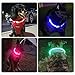 Nepfaivy Leuchthalsband Hund USB Aufladbar - Wasserdichtes Hundehalsband Leuchtend mit 3 Beleuchtungsmodi, Längenverstellbareres LED Halsband für Kleine, Mittlere und Große Hunde (Blau)