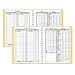 Dome 612 Monthly Bookkeeping Record with Tan Cover and 128 Pages, 11 x 8-1/2 Inches, Wirebound, 2 Packs