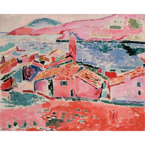Toile Matisse Vue de Collioure 76x101 cm pour habiller un mur vide et raviver une pièce sombre