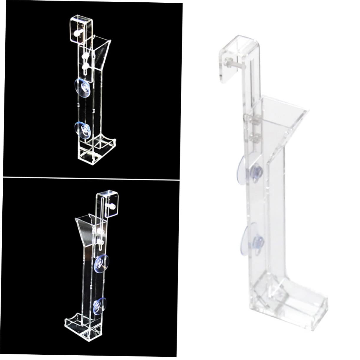 Beaupretty 3piezas De Camarones De Acrílico para Acuario Comedero Práctico y Fácil De Limpiar para Gambas Cristalinas