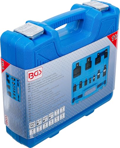 BGS 25140 | Kraft-Adapter- und Kugelgelenk-Satz | 6,3 mm (1/4) - 25 mm (1) | 11-tlg.