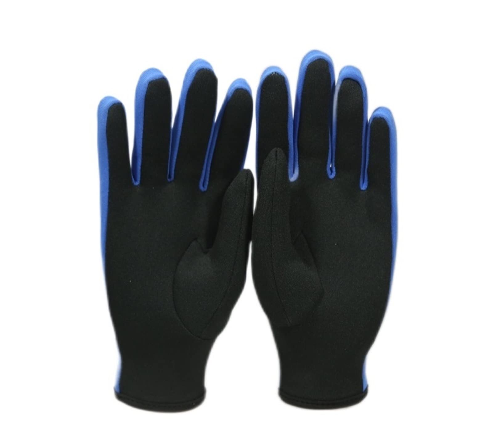 rękawiczki do nurkowania, Rękawice surfingowe Cienkie sekcje 1,5 mm Neopren Ciepłe rękawice do nurkowania Sprzęt Deska Pulp ochronny sportów wodnych(Blu,L palm width 9.5cm)