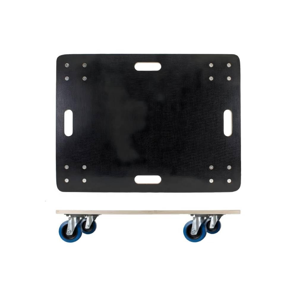 (2er-Set) Möbelroller/Transporthilfe | 60 × 40 cm | je 500 kg | Kompakt, stabil, bodenschonend – für schwere Lasten.