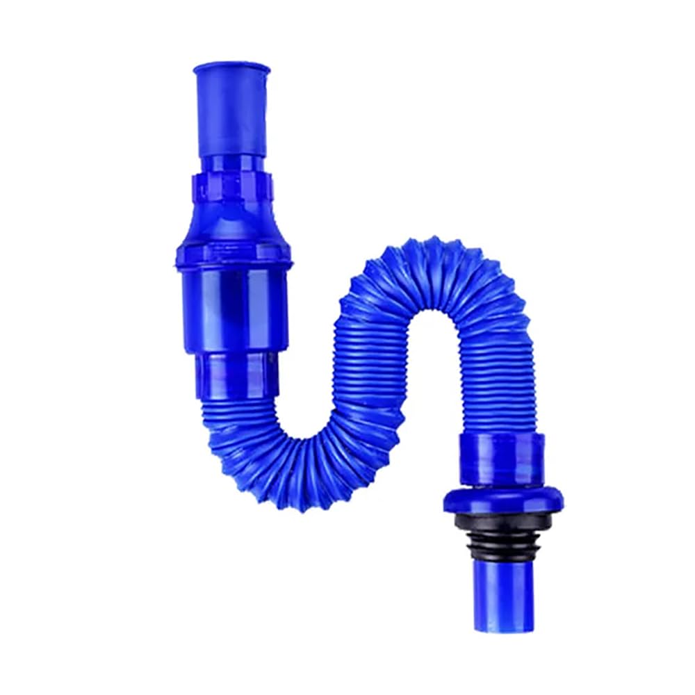 Rubik Drain Pipe 32mm Diameter, Expandable & Flexible Tail Hose for Wash Basin & Bathroom Sink Tailpiece (Not for Kitchen)