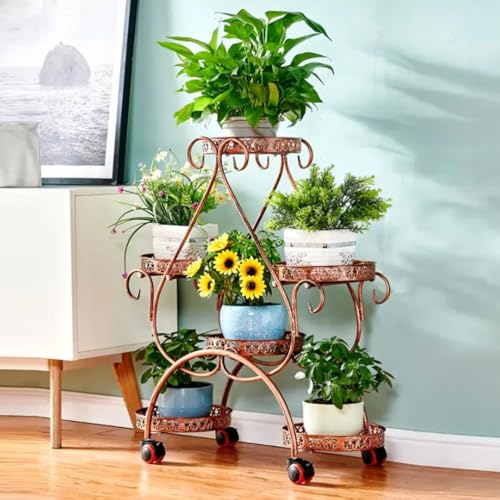 Supporti per piante da interno ed esterno: il design semplice e naturale del supporto per piante a più livelli è adatto a tutti i tipi di piccoli spazi: posizionalo in camera da letto, soggiorno, corridoio, angolo divano, corridoio, giardino, patio e trasformalo in una casa vivace.