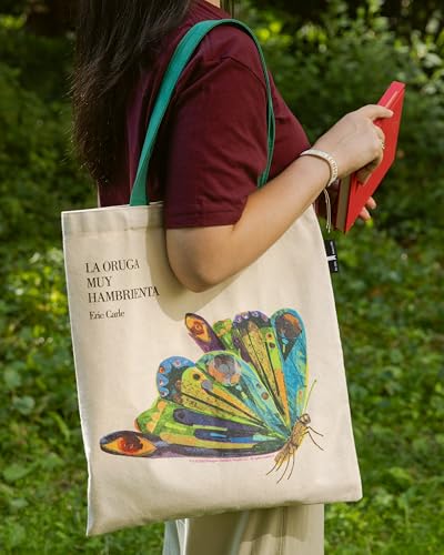 Bolsa Tote Bilingüe The Very Hungry Caterpillar con Bolsillo Interno miniatura 2