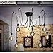 ZHMA Ceiling Spider Lamp Light Pendant Lighting, Antique Classic Adjustable DIY Lighting Chandelier Modern Chic Industrial Dining 8 Arms(Each with 1.7m Wire)