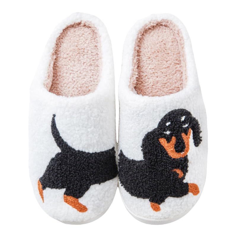 Fun and Loving Slippers Valentine's Day Style Women's & Men's Comfortable Memory Foam Slippers Fluffy and Soft Memory Foam Retro Indoor and Outdoor Home Couple Shoes