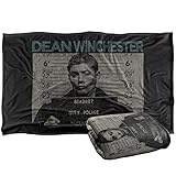 Supernatural Dean Mug Shot Silky Touch Super Soft Throw Blanket 36' x 58'