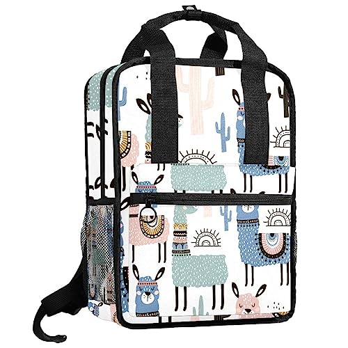 Sac à dos pour garçons motif animal multicolore fille cartable ajustable