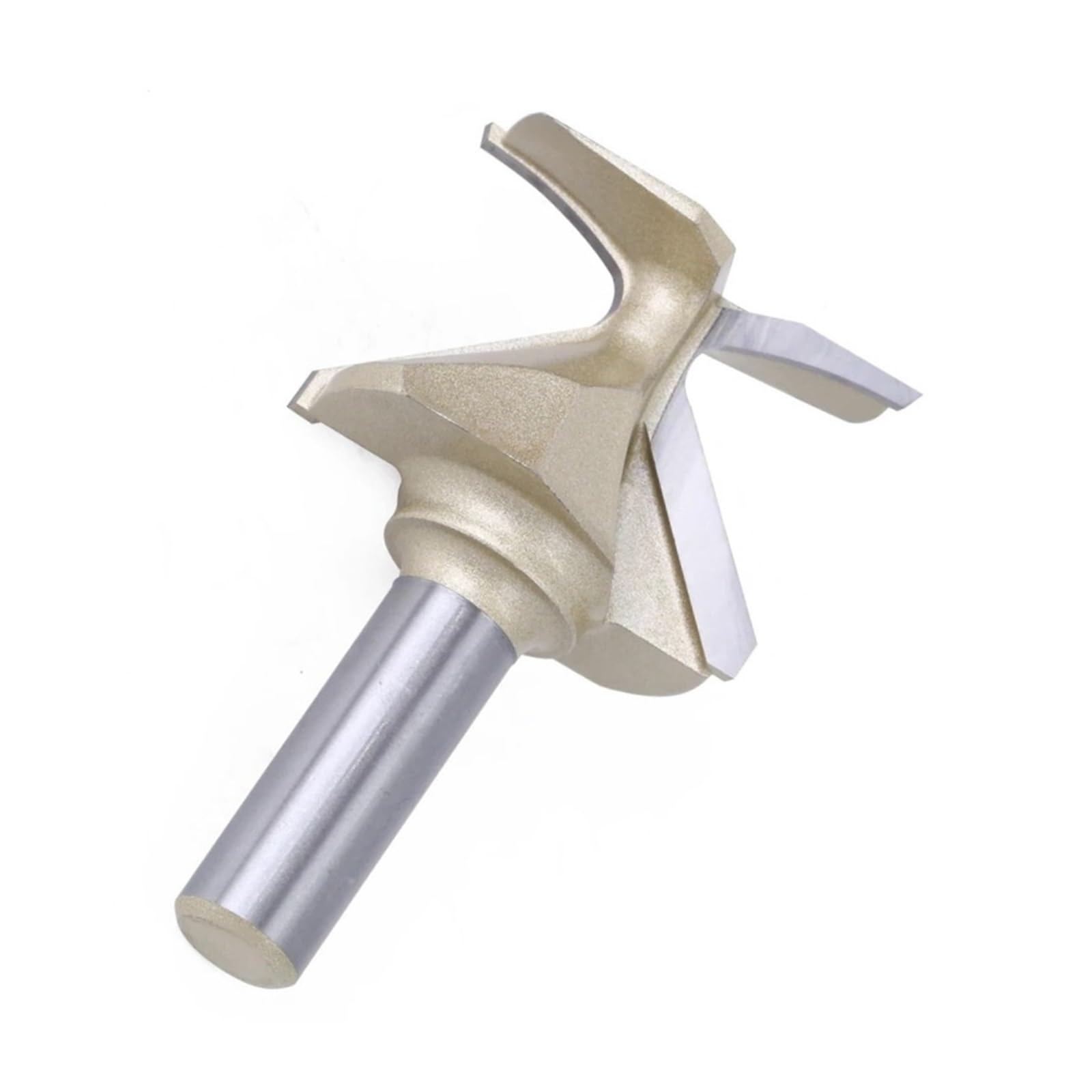 1PC 12.7mm 1/2 Tige Arc Couteau De Pliage sans Soudure Couteau De Formage Doré R18/30/50 Fraises for Porte en Bois/Armoire Murale