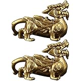 figuras antiguas chinas de marfil precios Grandes artesanías de latón. Perfecto para la decoración de su automóvil, hogar u oficina. estatua de la prosperidad