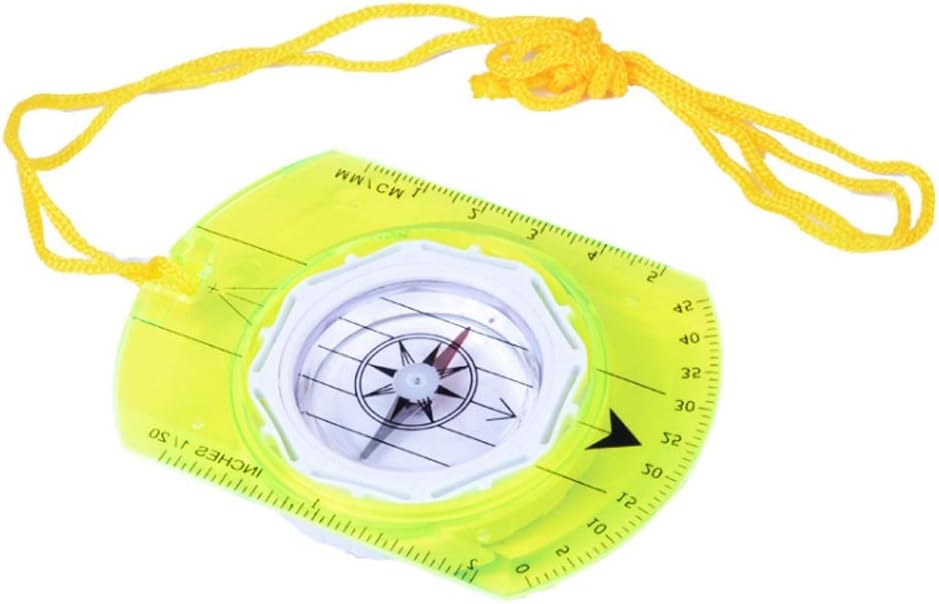 Outdoor Multifunctional Map Scale, Compass, Compass, Geological Compass, Student with Lanyard