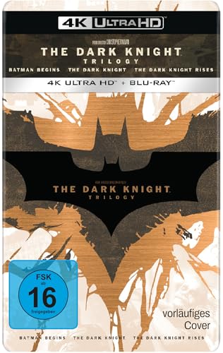 The Dark Knight Trilogy (Collector&#39;s Steelbook Edition, 3 4K-UHDs+6 Blu-rays)