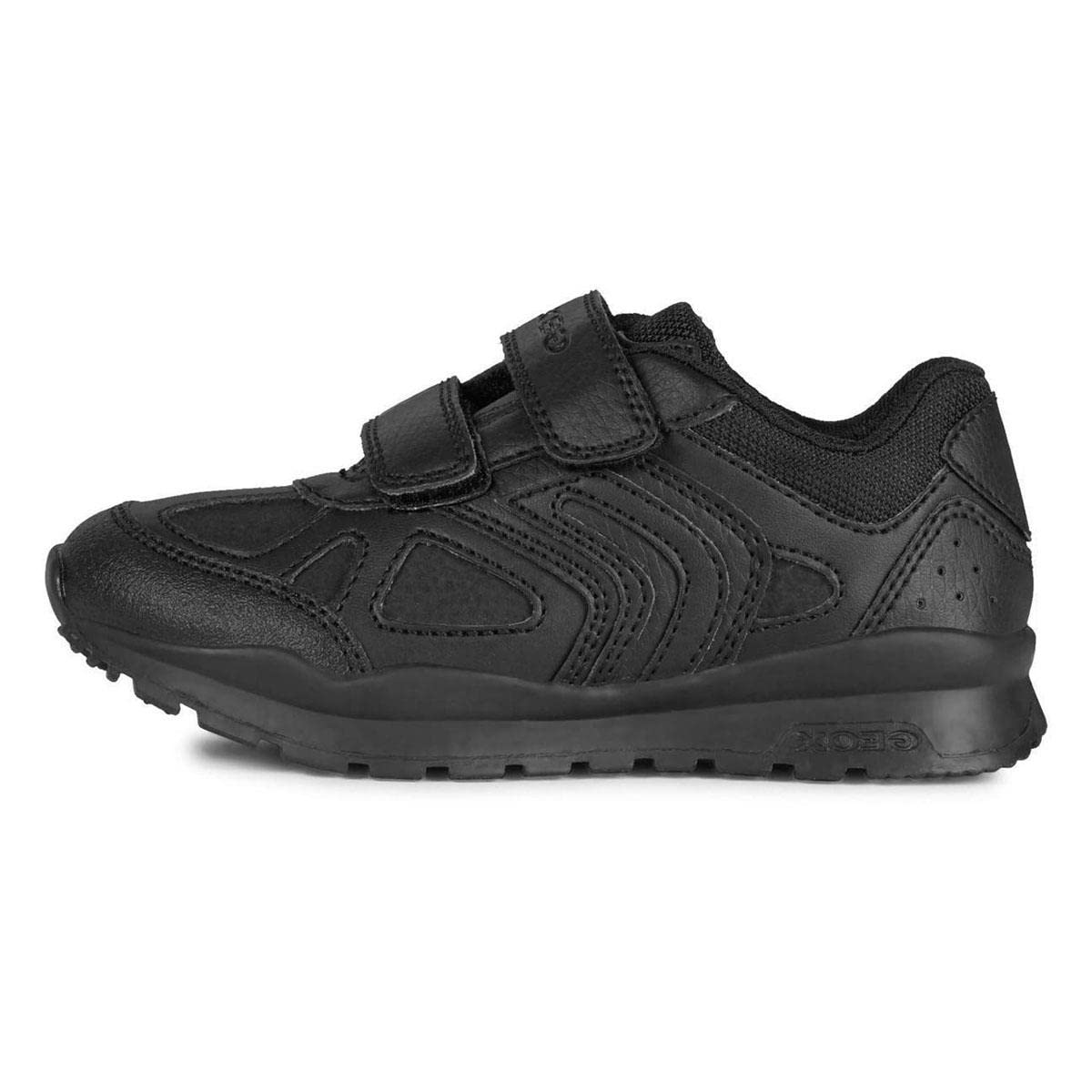 Geox Boy's J Pavel C Sneakers, Black, 8.5 UK Child (26 EU)