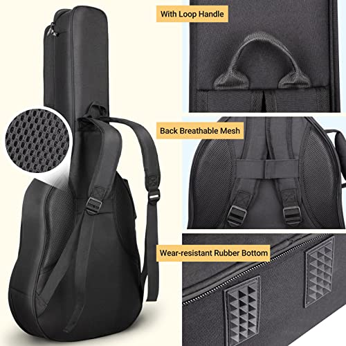 CAHAYA Sac de Guitare étanche 18 mm Sac de Guitare - Les Beatles, Paul McCartney, John Lennon, RIngo Starr, George Harrison CAHAYA Sac de Guitare étanche 18 mm Sac de Guitare – Image 7