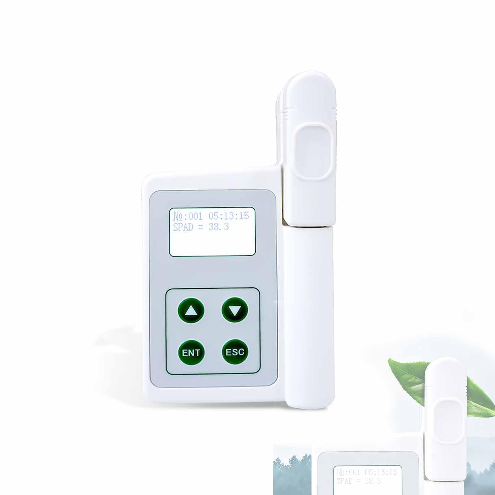 Fcttcd Chlorophyll Meter, Precision Plant Nutrient Tester, with LCD Display, USB Data Export for Farmers, Gardeners, Agricultural Scientists