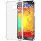 LUVVITT [Clear Grip] Soft Slim Flexible TPU Back Cover Transparent Rubber Case for Samsung Galaxy S7 - Clear