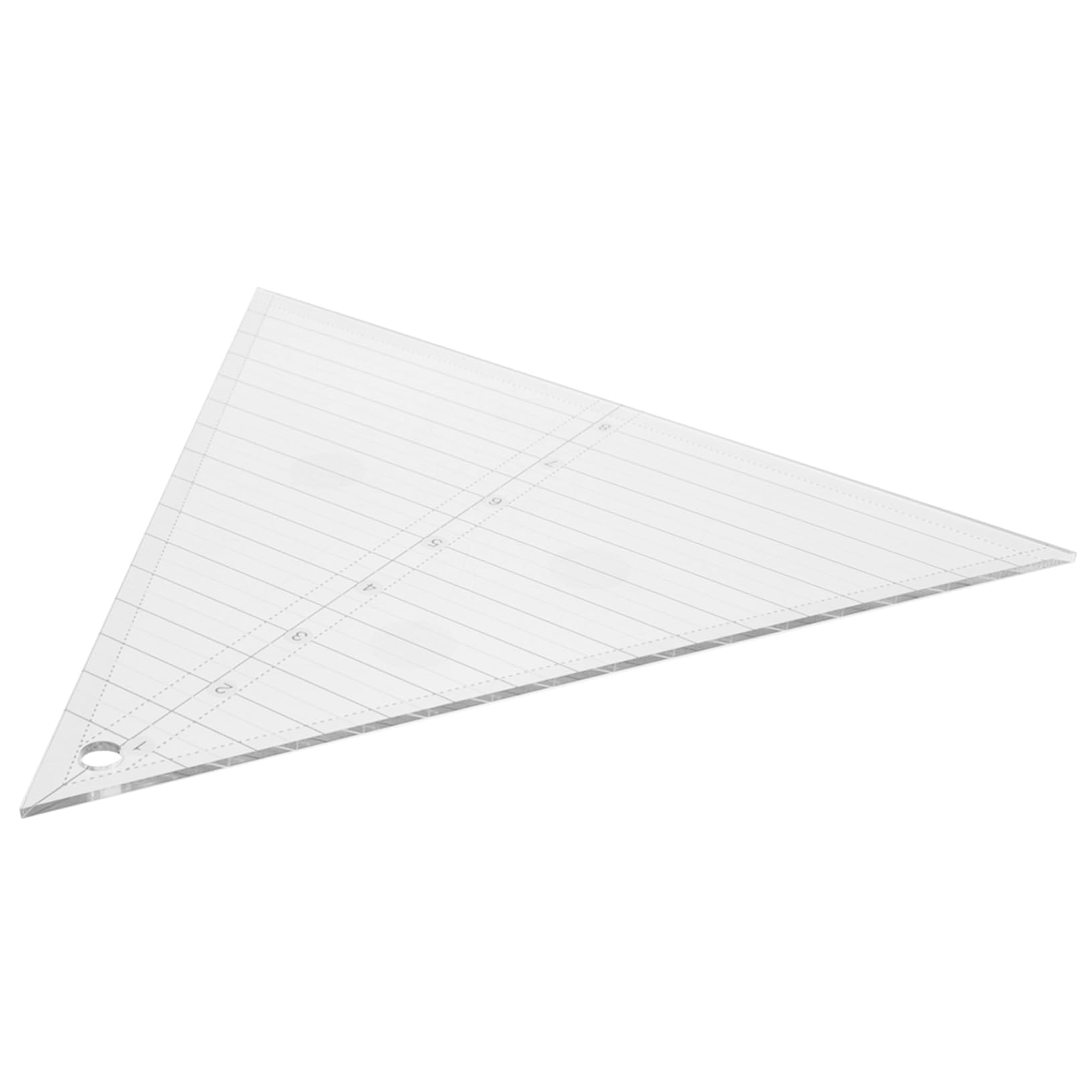Gadpiparty 3 Piezas plantilla de regla de acolchado pequeño forma geométrico regla de corte tela y plantillas de quilters Achas de de acolchado Herramientas de o Acrílico