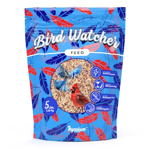 Mycelium Bird Watcher Wild Bird Seed (5 LB) | Organic,