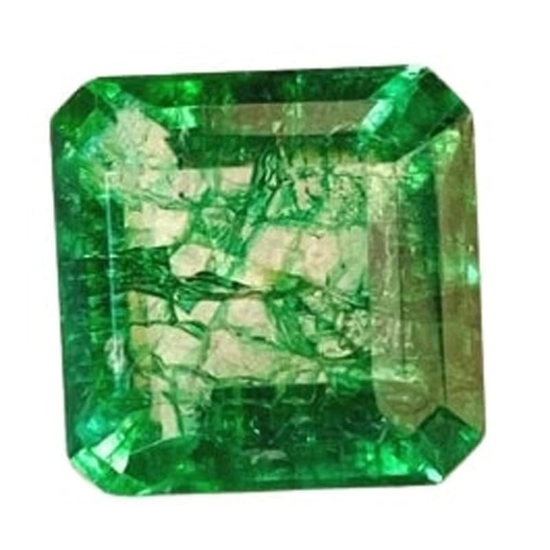 Émeraude naturelle haut de gamme coupe coussin 10 mm pour joaillerie fine
