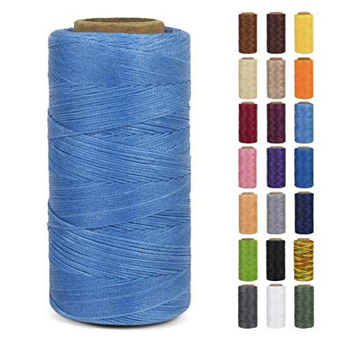 Hilo encerado 0.8mm para coser cuero, 284 yardas miniatura 1