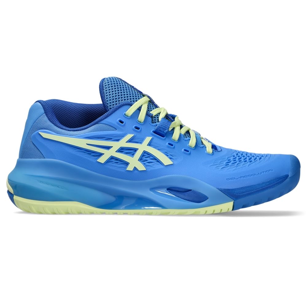 ASICS 1042A279-400 Gel-Resolution X Women Blue Coast/Huddle Yellow UK 3.5
