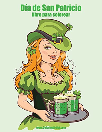 Día de San Patricio libro para colorear 1 (Spanish Edition)