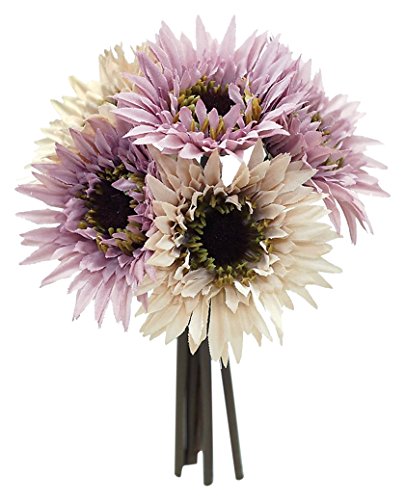 エルアーツ 造花 ガーベラバンドル 全長16cm 花径6.5cm パース E3593-19