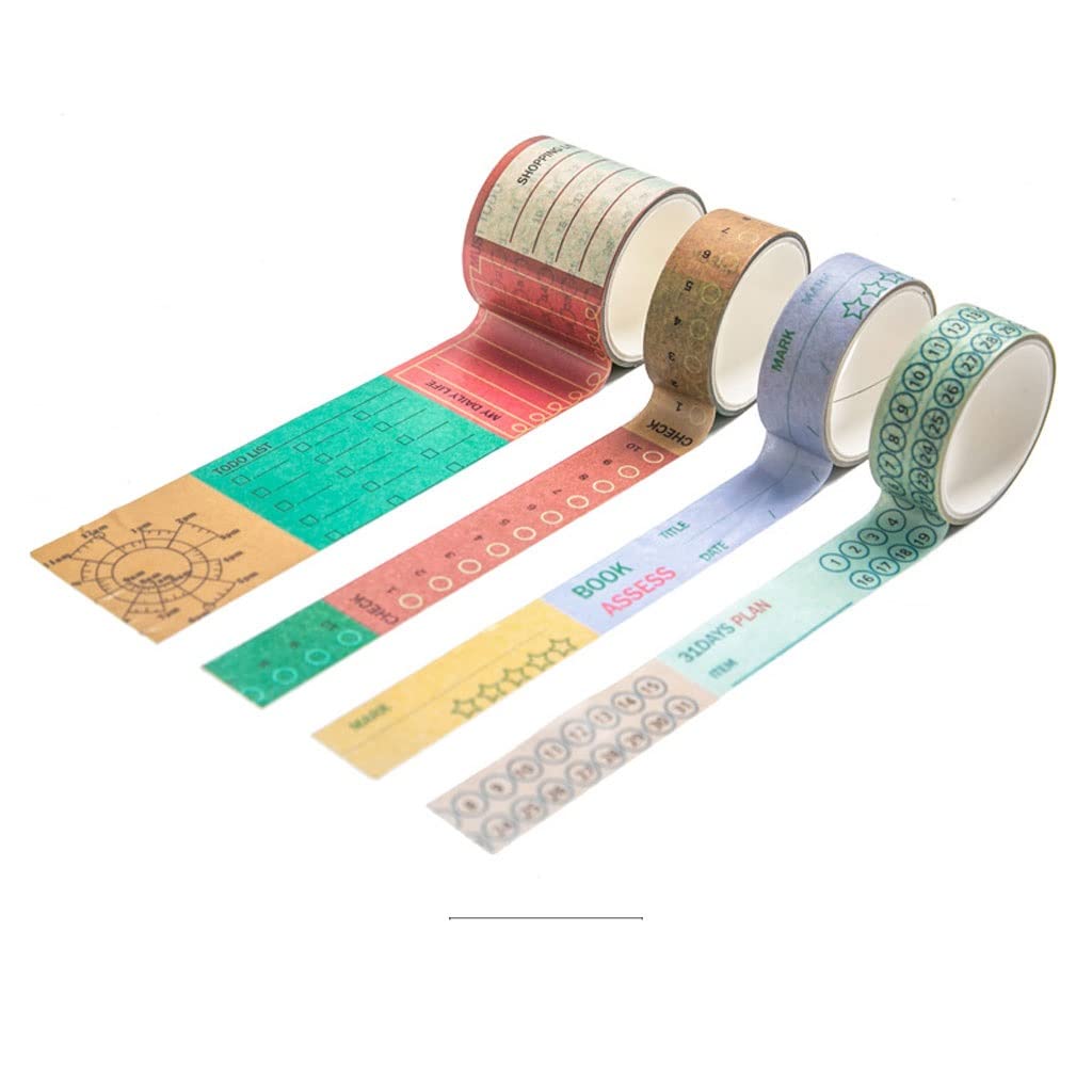 Decorative Washi Masking Tape Set School Supplies Japanese Stationery Album Stickers
