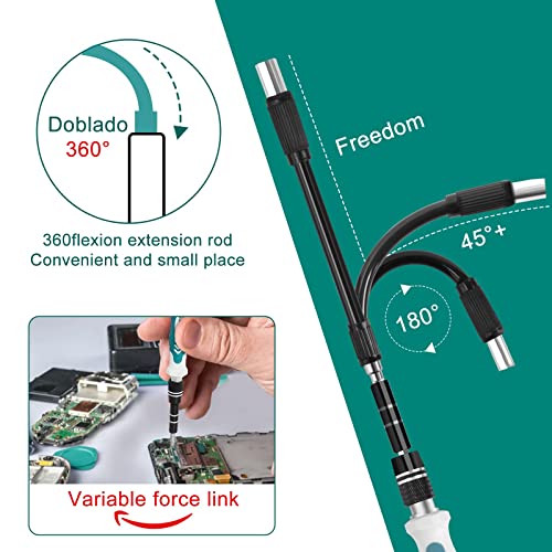 Precision Screwdriver Tool Repair Kit - 115 Piece in 1 Electronics Tool Kit with 98 Bits Small Magnetic Screwdriver Set for Computer Laptop Cell Phone PC MacBook iPhone Watch PS4 DIY Xbox Hand Tools