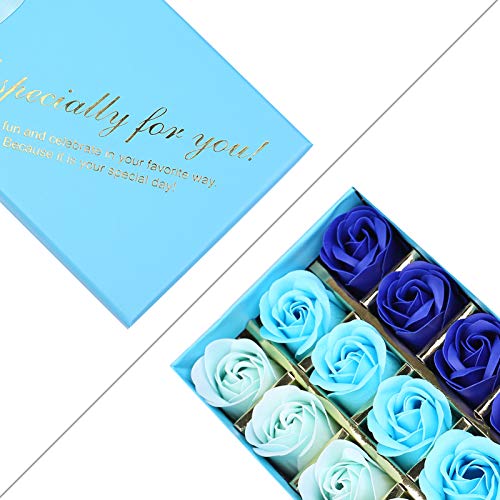 Rotumaty TFBS-06 18 Pcs Floral Scented Bath Soap Rose Flower Petals thumb #1