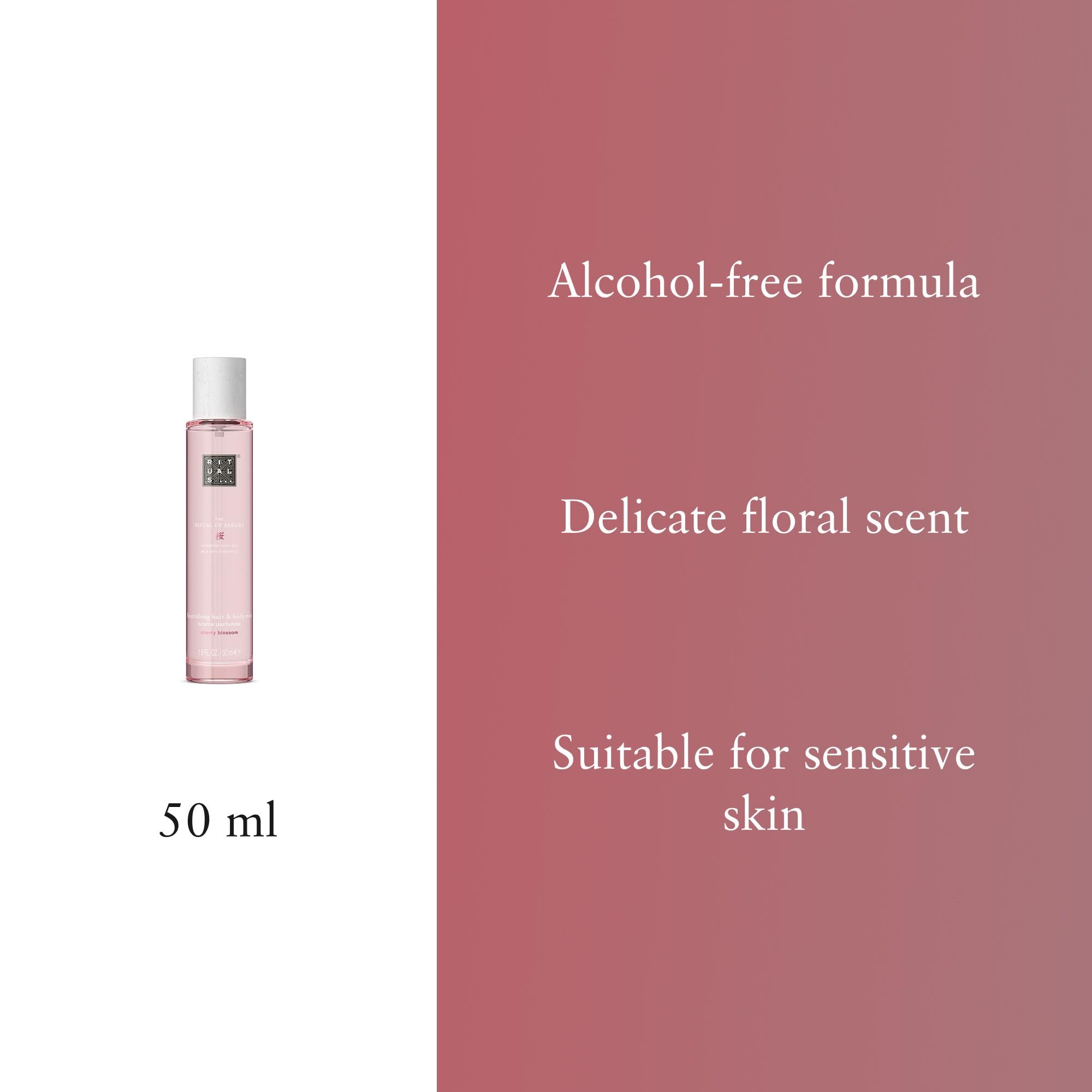 RITUALS Bruma para el cuerpo y el cabello de The Ritual of Sakura - con Flor de Cerezo - Aroma floral y delicado - 50 ml