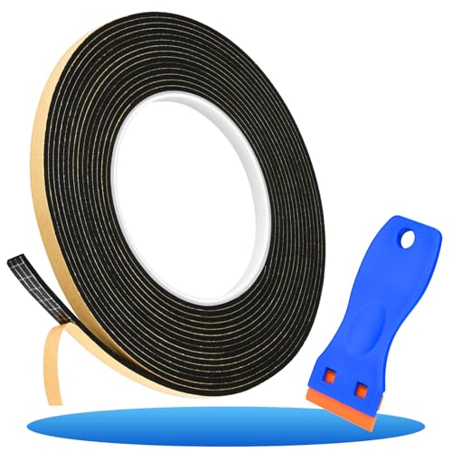 Ancable Ceranfeld Bande d'étanchéité - 5 m - Pour plaque vitrocéramique - Avec petit grattoir - 1 pièce de 7 mm x 2 mm