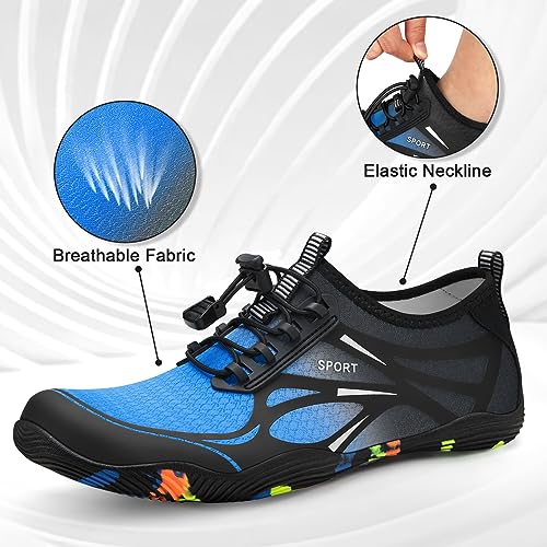 Image of ATHMILE Water Shoes for Men Women River Swim Beach Pool Adult Quick Dry