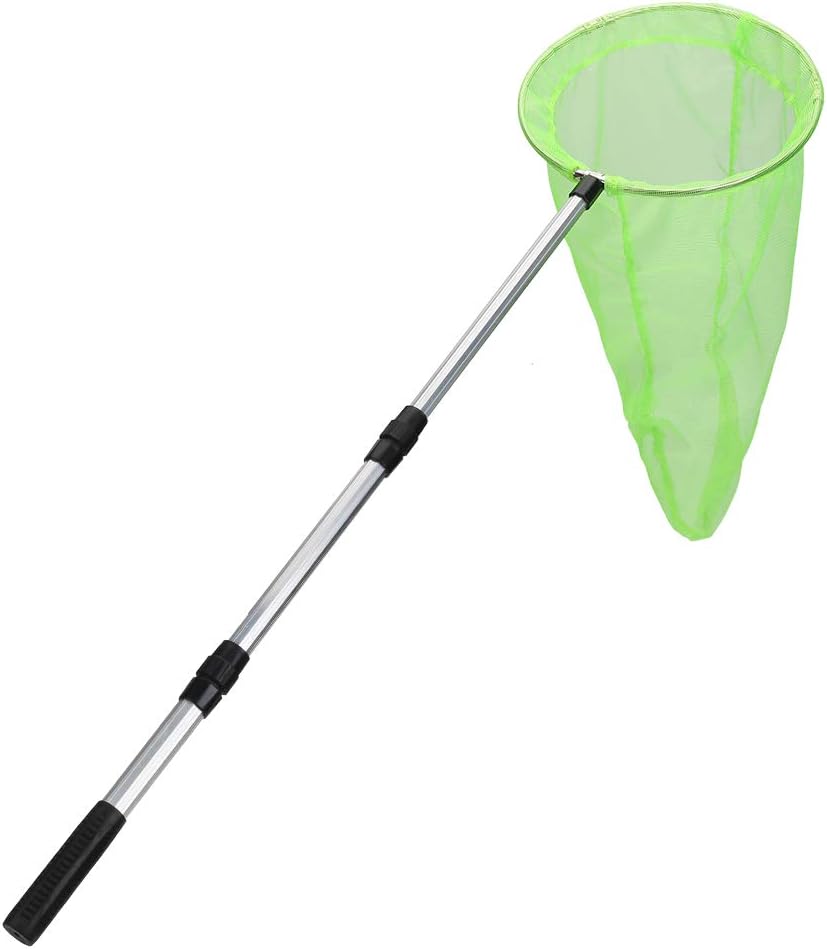 RESTCLOUD Insect and Butterfly Net with 12" Ring Handle Extends to 36 Inches