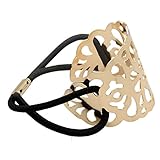 Q&Q Fashion Filigree Curved Lace Pony Tail Head Hair Elastic Dress Cuff Band