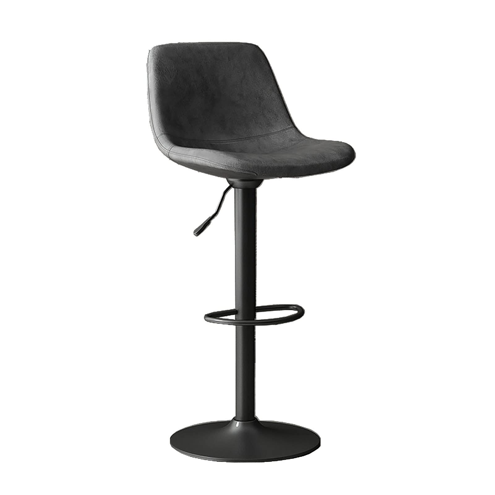 Tabouret de cuisine réglable hauteur assise rembourrée pour comptoir de pub et salon
