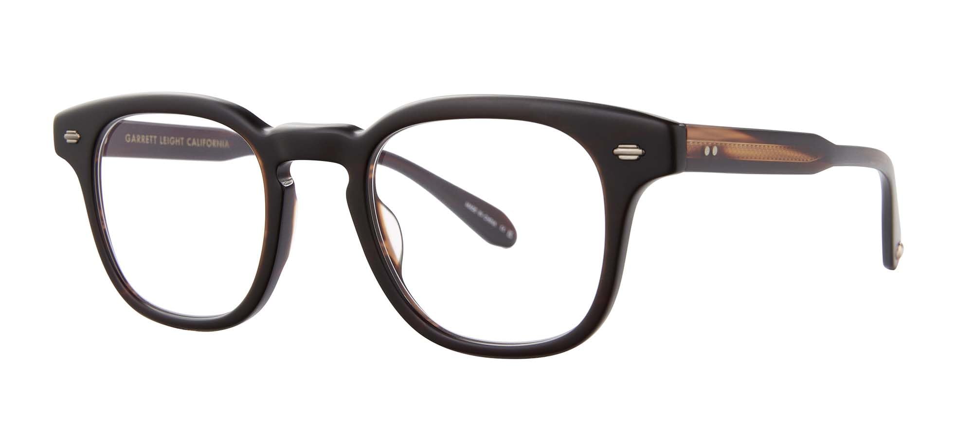 GARRETT LEIGHT SHERWOOD Oprawki do Okularów Matte Redwood Tortoise 47/0/0 unisex